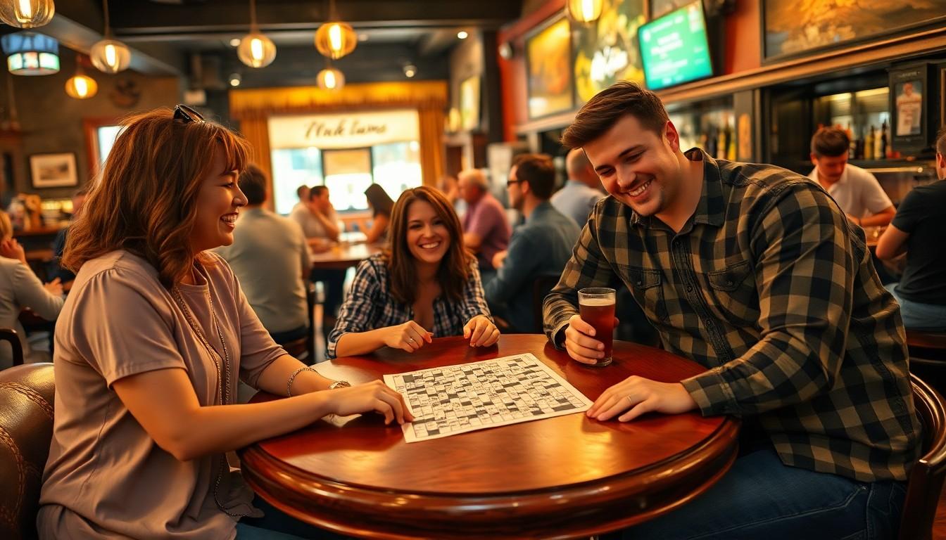 Casual Wear at the Pub Crossword